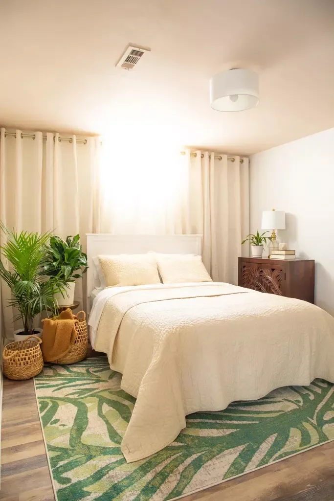 25 Clever Small Primary Bedroom Ideas That Make Your Space Feel Surprisingly Spacious 11 Breezy Small Bedroom