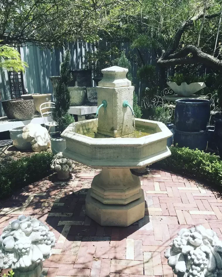 35 Stunning Brick Patio Ideas That Transform Outdoor Spaces Brick Patio Fountain