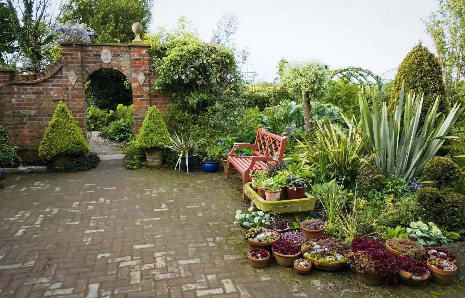 35 Stunning Brick Patio Ideas That Transform Outdoor Spaces Brick Patio With Succulents