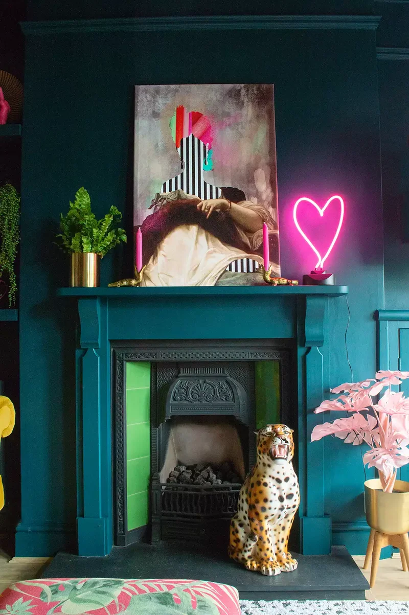 44 Beautiful Fireplace Mantel Styling Ideas 42 Bright Lights