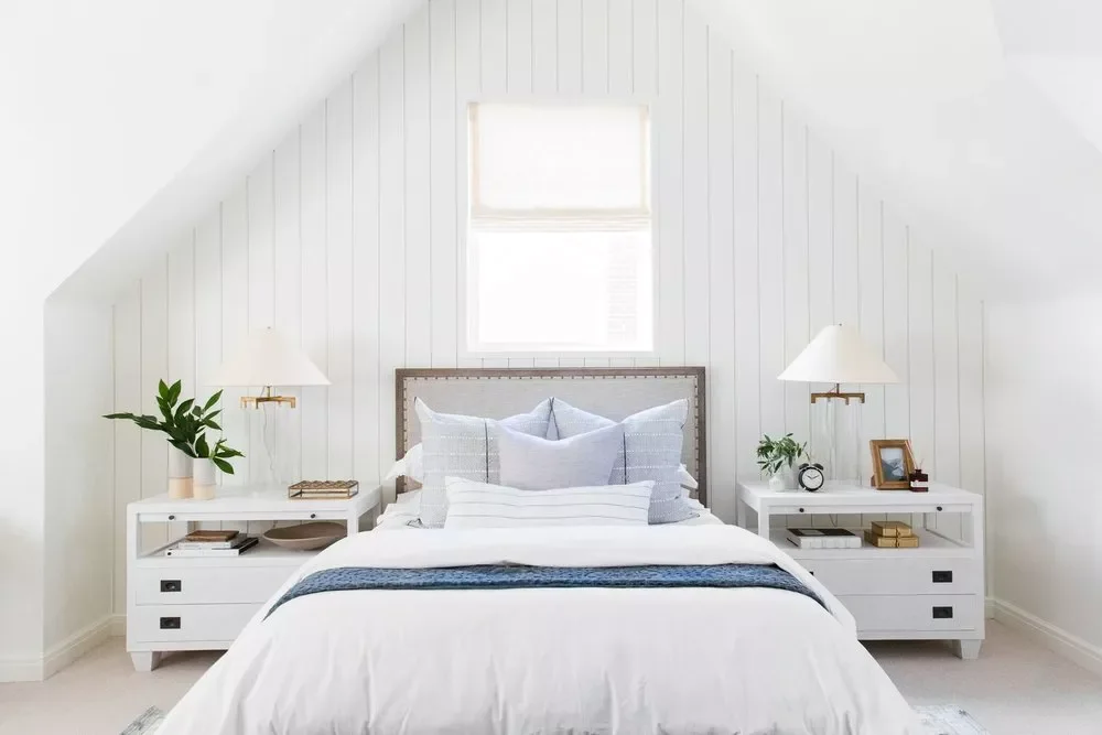 33 Cozy Attic Bedroom Ideas That Will Transform Your Space 5 Brighten Sloped Ceilings