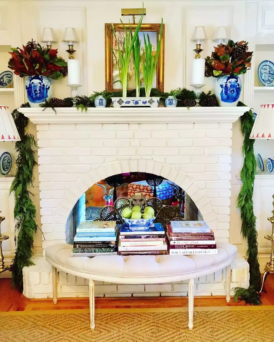 25 Creative Faux Fireplace Ideas to Transform Any Room 11 Bring Out a Bench