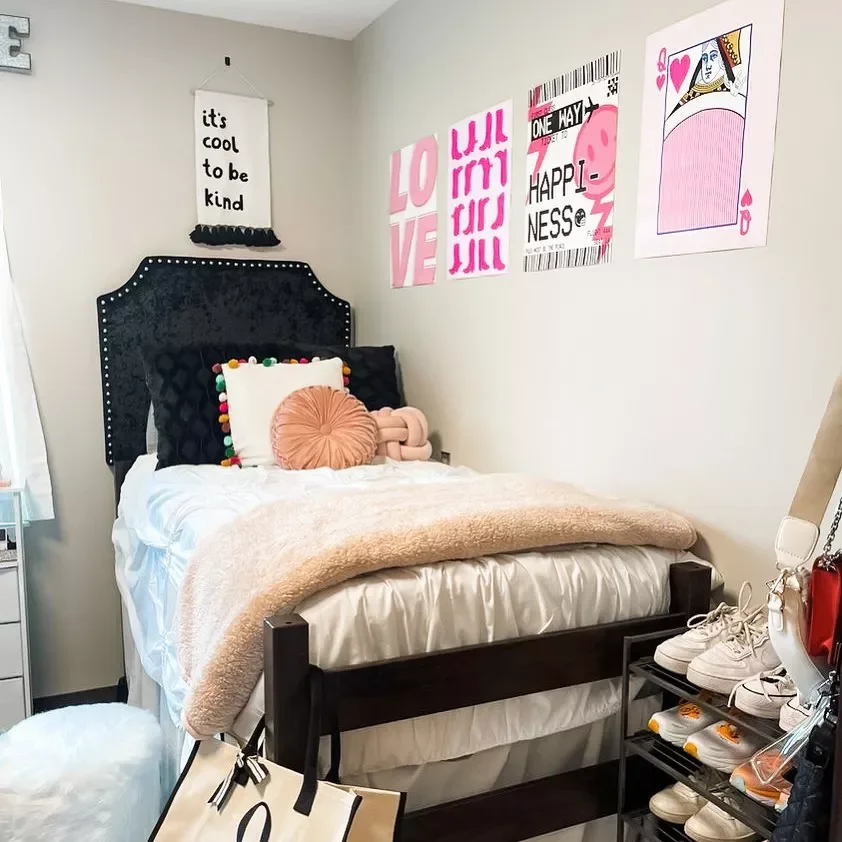 20 Creative Ways to Transform Your Dorm Room Into a Personal Haven 17 Bring Your Own Headboard