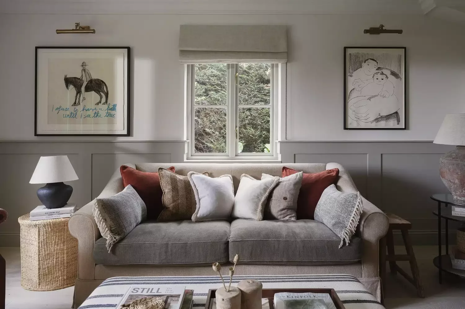 30 Statement-Making Living Room Wall Art Ideas That Transform Your Space 23 Bring a Museum Moment Home