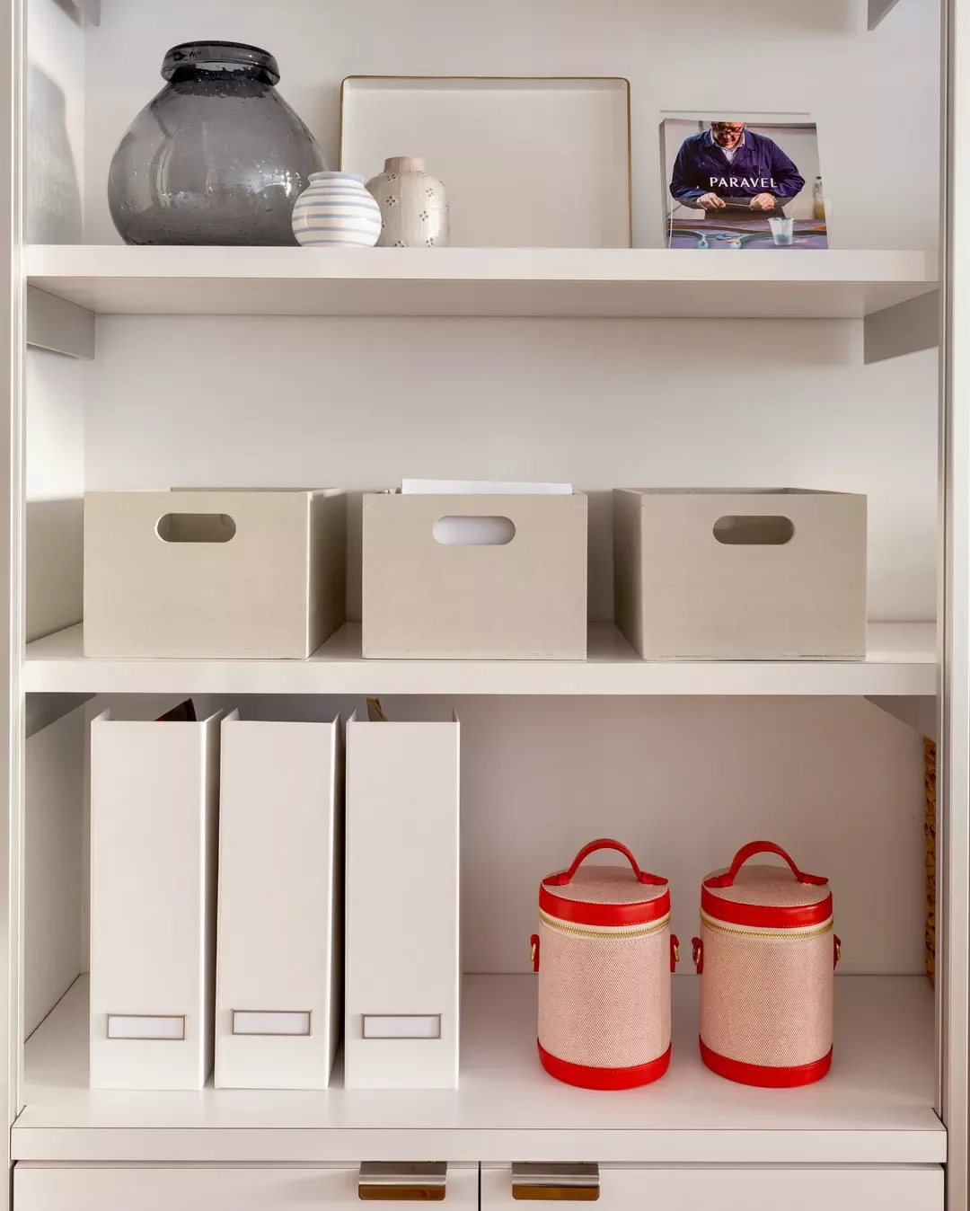 22 Creative Ways to Organize and Display Your Photo Collection at Home 16 Bring in Open-Top Storage Containers