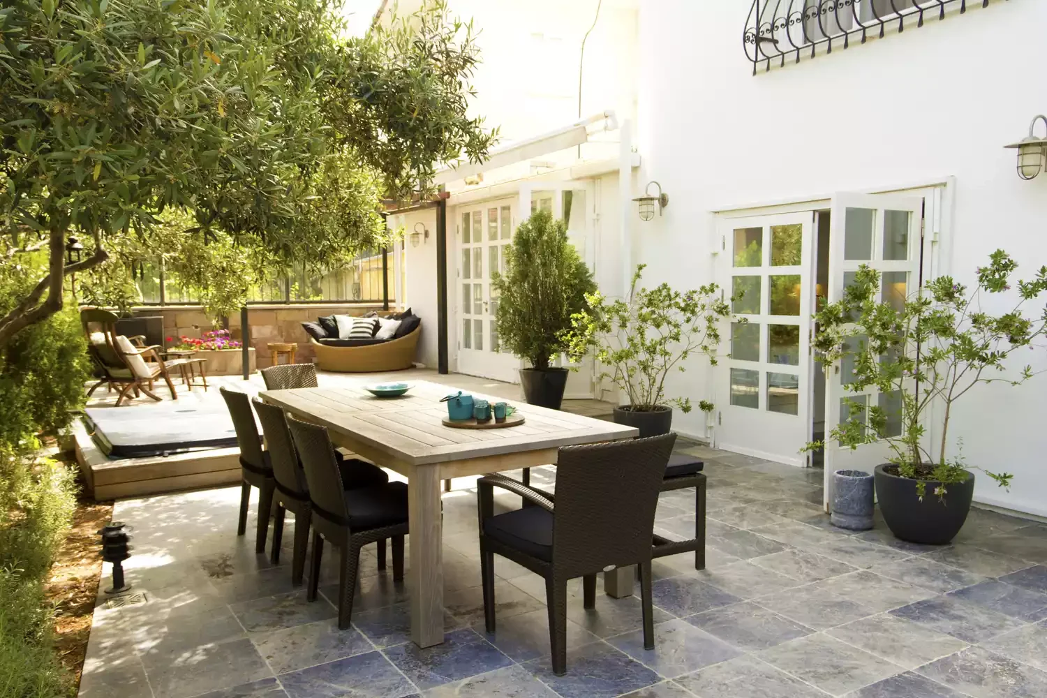Bring in Patio Plants