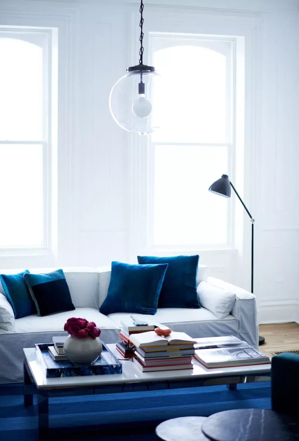 68 Stunning Contemporary Living Room Ideas That Will Transform Your Space 30 Bring in Some Blues