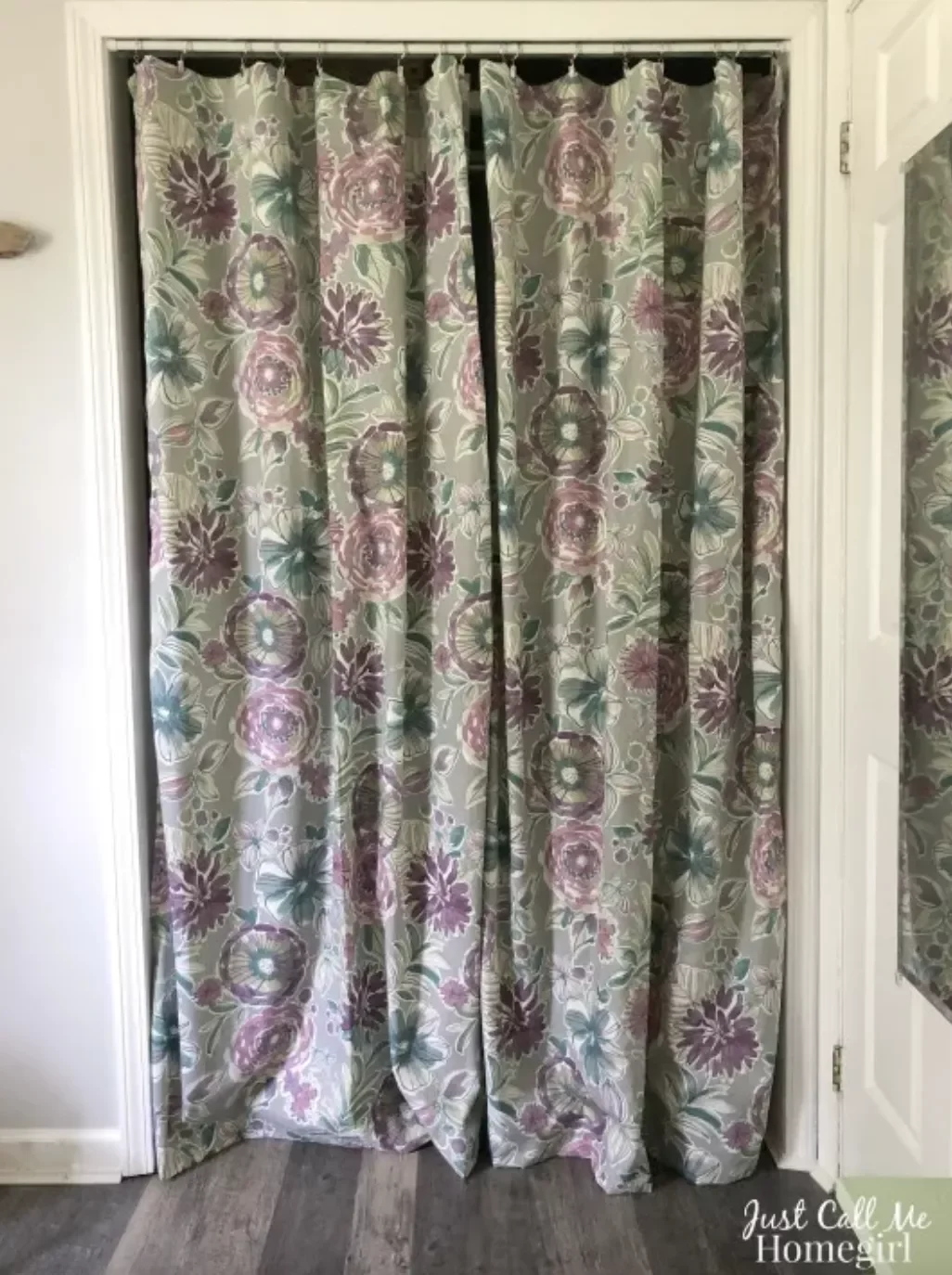 21 Gorgeous Closet Curtain Ideas That Instantly Hide Your Clutter Bring in Some Florals