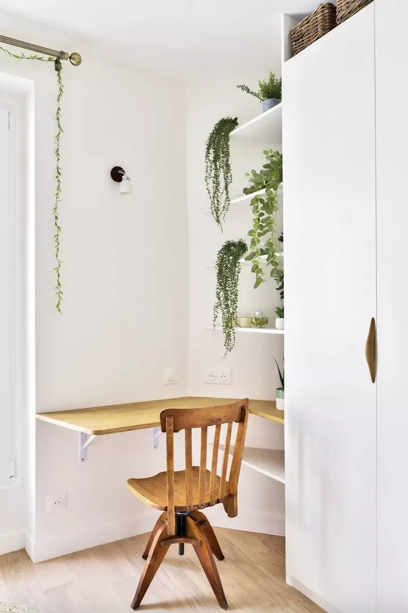 28 Multi-Purpose Office Guest Room Ideas to Create Your Perfect Hybrid Space 8 Bring in Some Plants