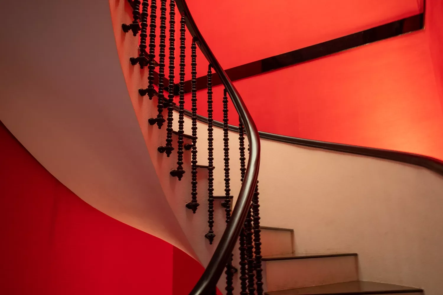 15 Creative Basement Stairway Ideas to Completely Transform Your Lower Level 3 Bring in a Bold Color