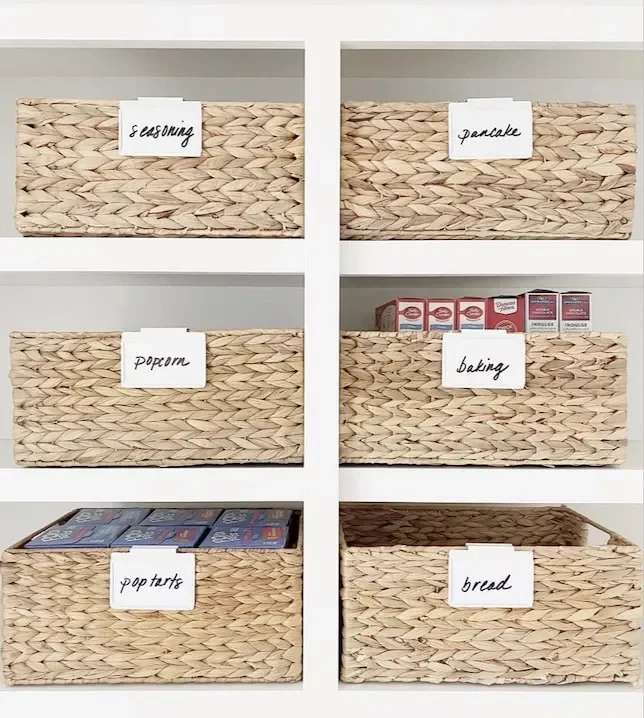 50 Brilliant Small Kitchen Storage Solutions That Will Transform Your Space Bring in a Few Woven Pantry Baskets