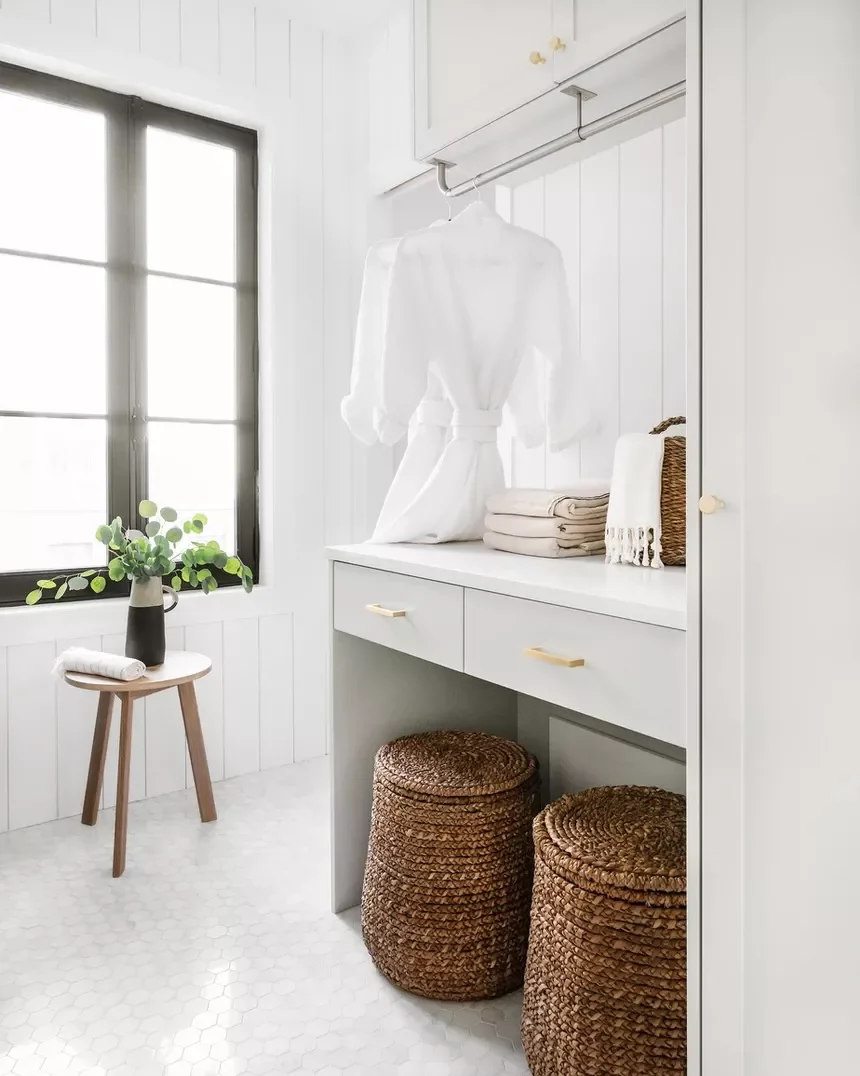 42 Brilliant Laundry Room Organization Solutions to Try This Season Bring in a Small Stool