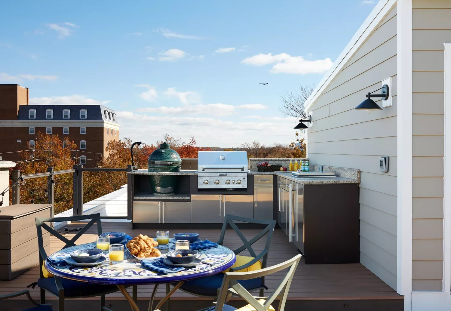 15 Surprising Deck Color Ideas That'll Transform Your Outdoor Space 15 Bring on the Beige and Gray Combo