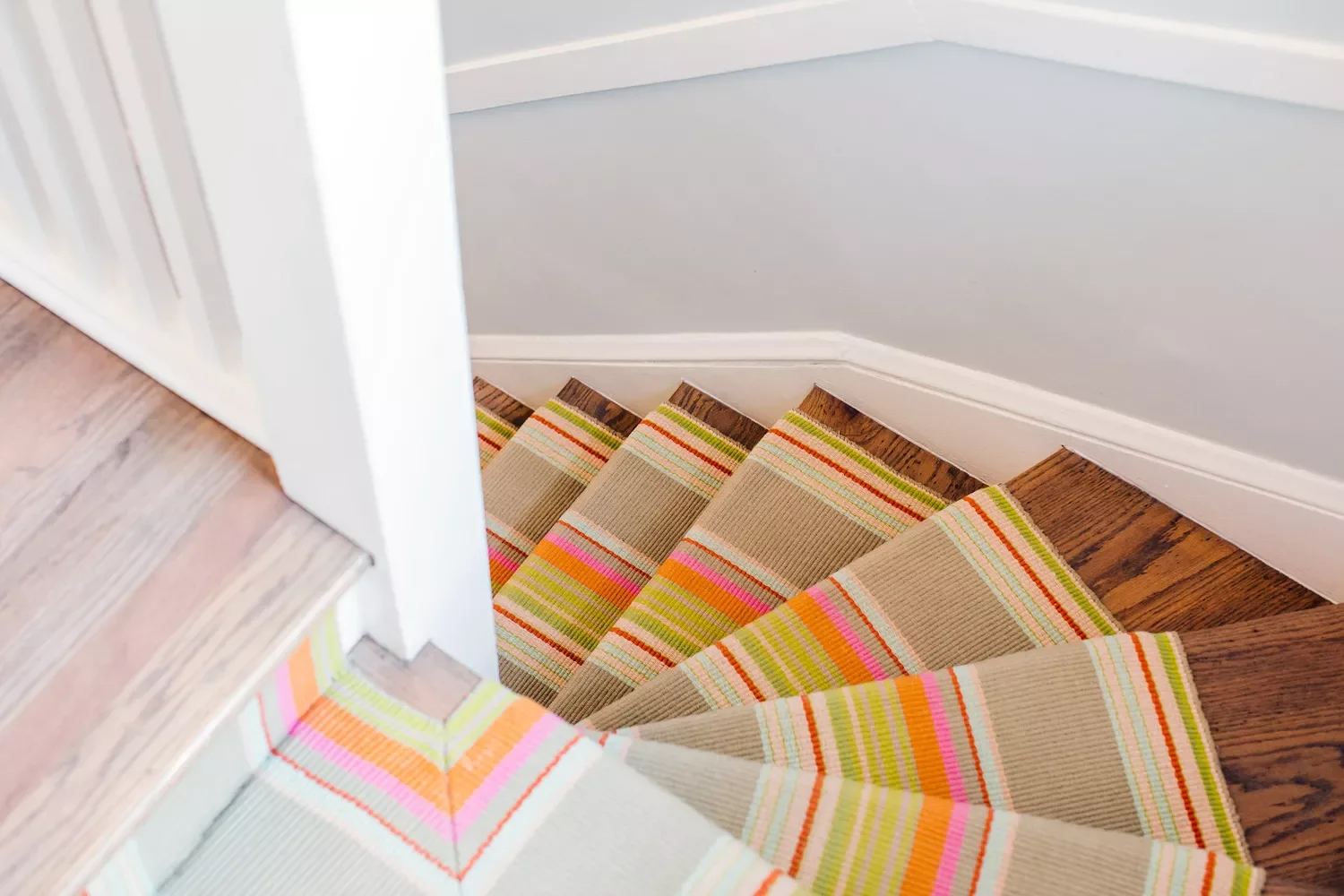 33 Creative Stair Riser Transformations That Will Elevate Your Home 29 Bring on the Candy Stripe