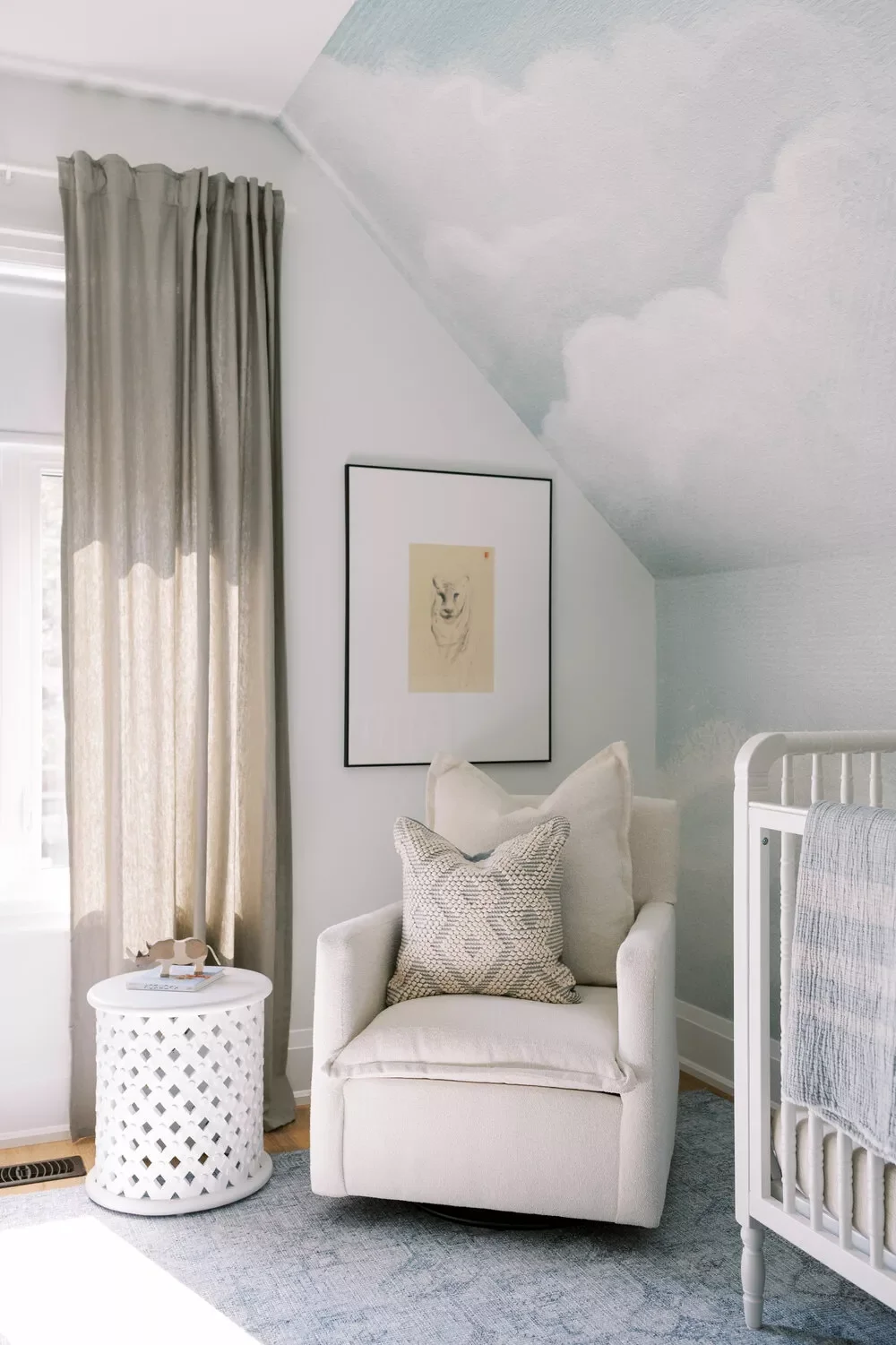 19 Creative Nursery Accent Wall Ideas to Transform Your Baby's Room 5 Bring the Outdoors Inside