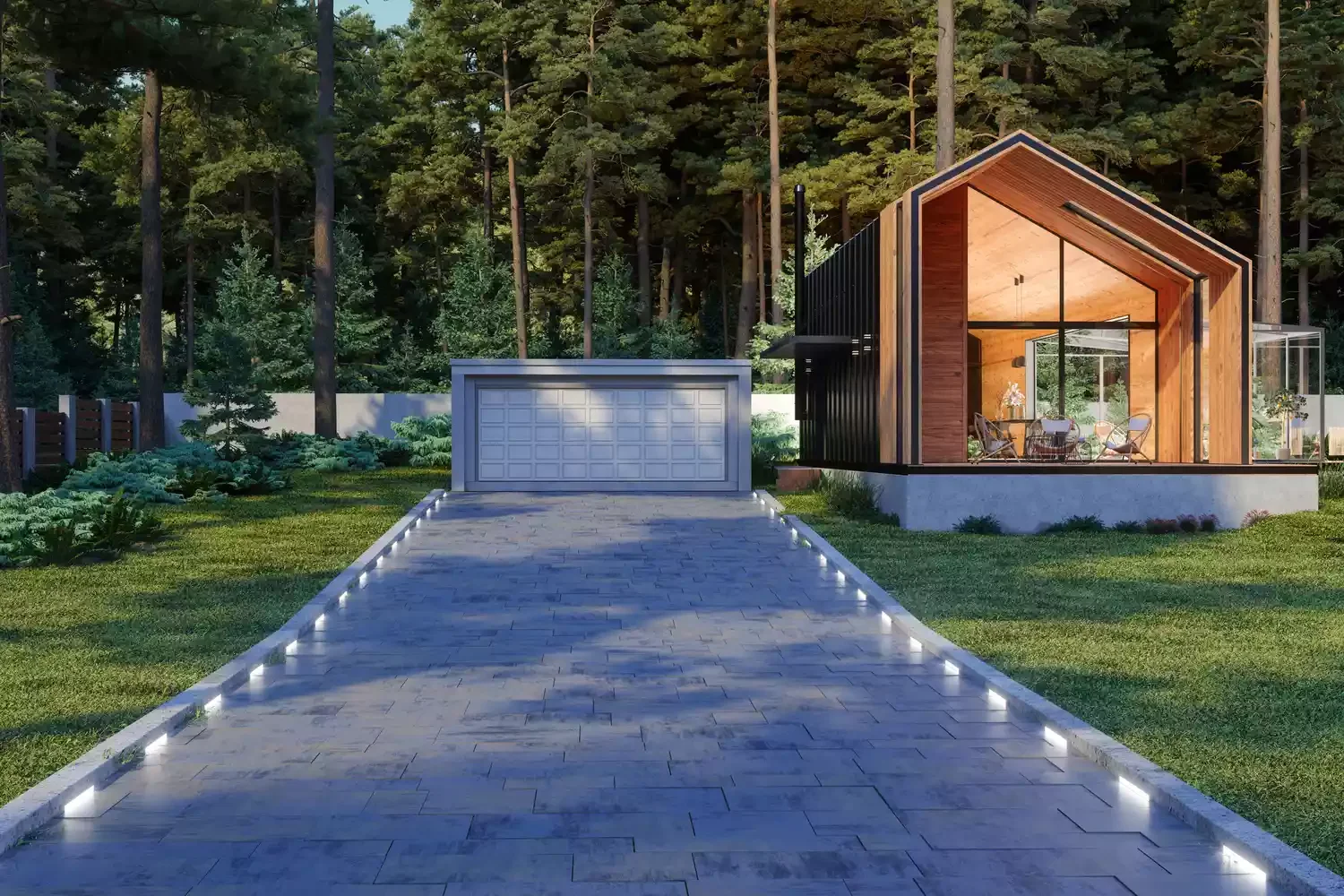 Budget-Friendly Driveway Entrance