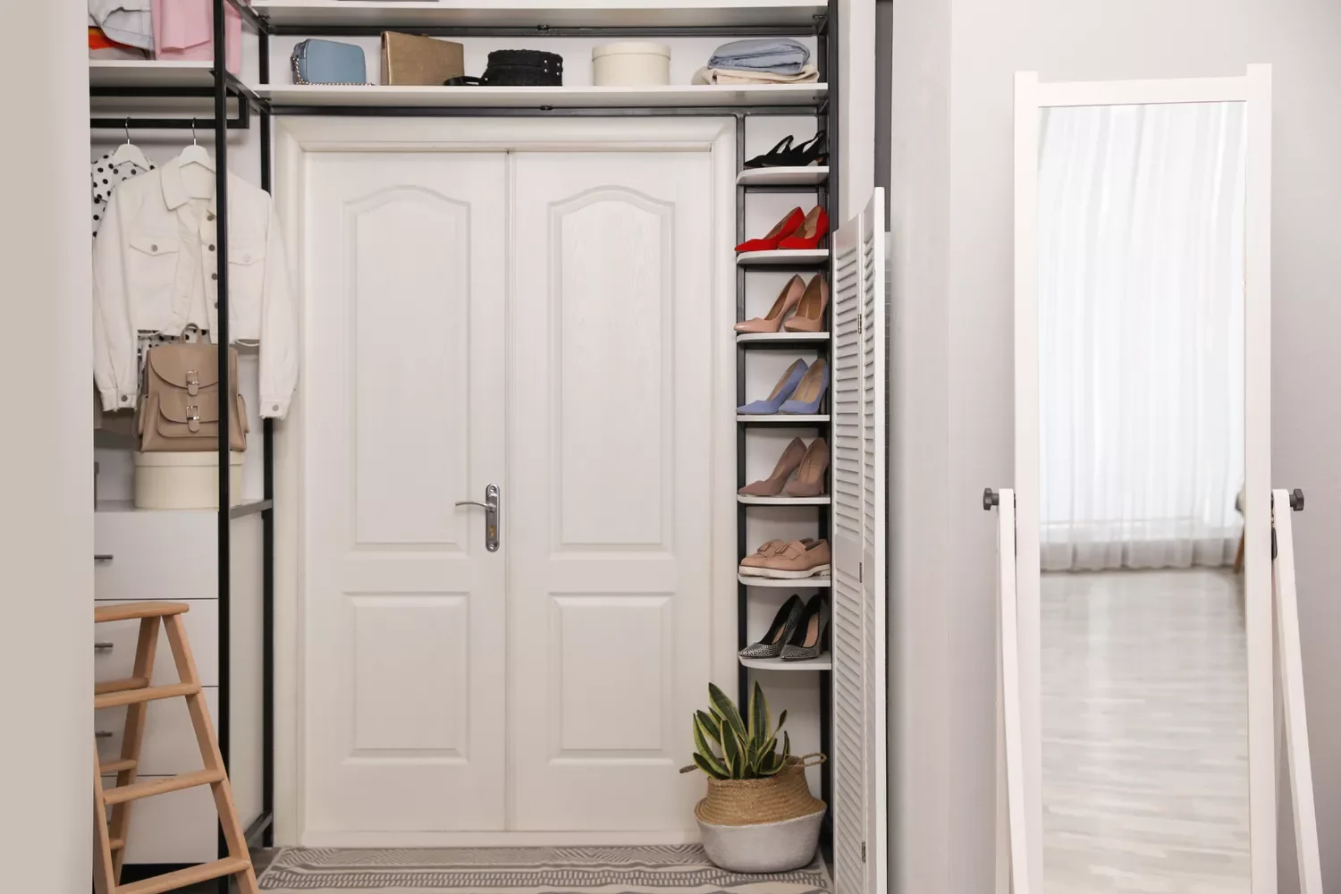 36 Smart Shoe Storage Solutions That Transform Cluttered Spaces Build DIY Storage Around a Door Frame