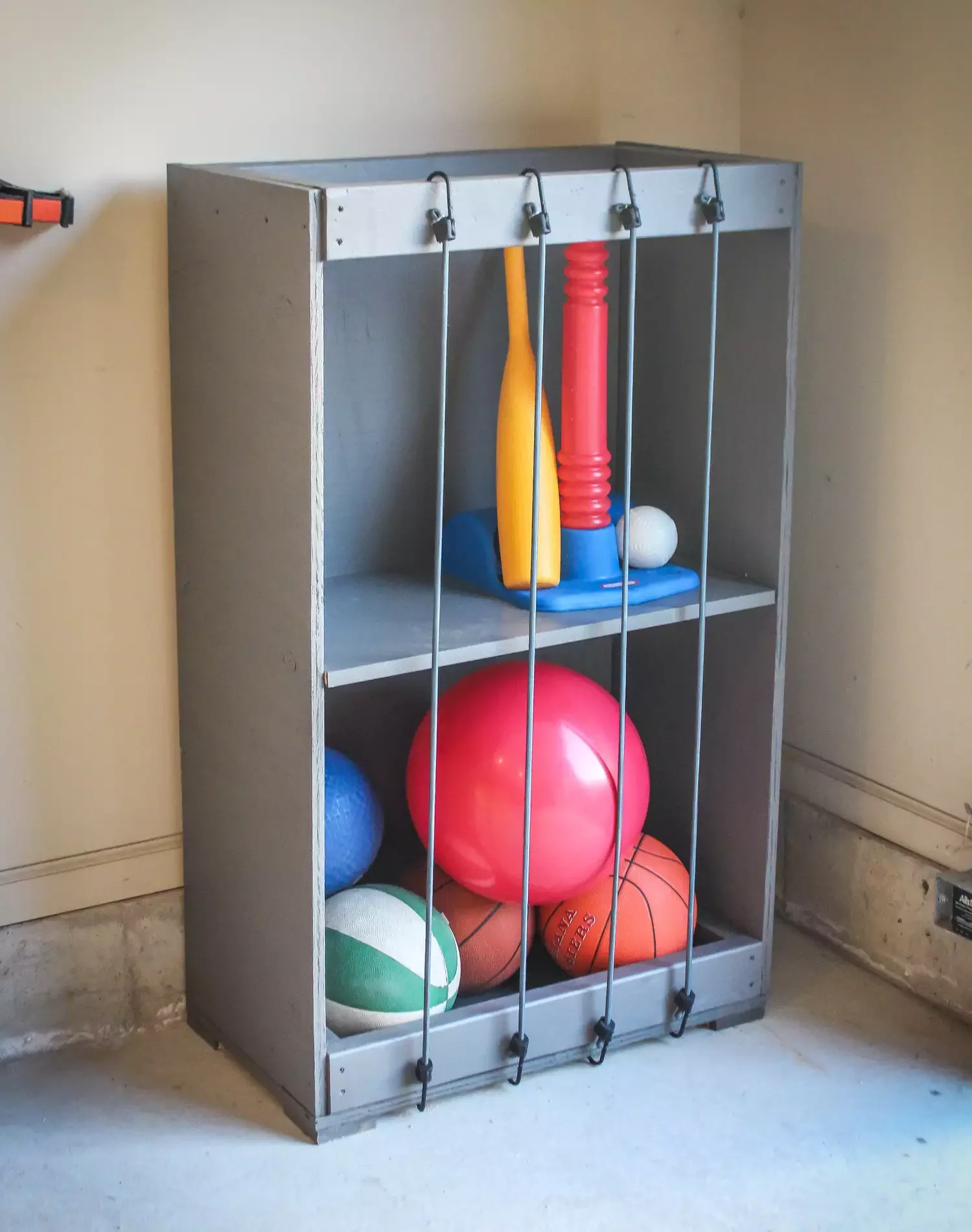 49 Brilliant Storage Solutions to Transform Every Room in Your Home Build a Bungee Cord Ball Caddy
