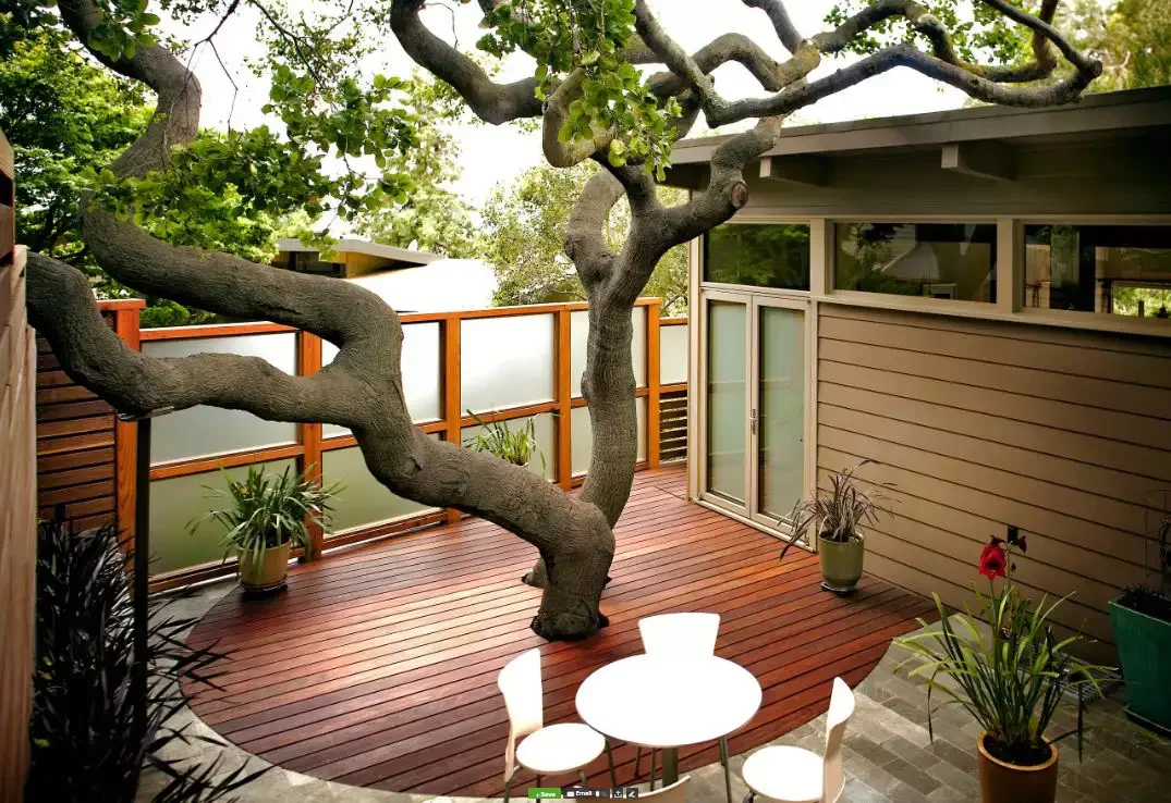 15 Creative Ways to Transform the Space Around Your Trees Build a Deck Around the Trunk