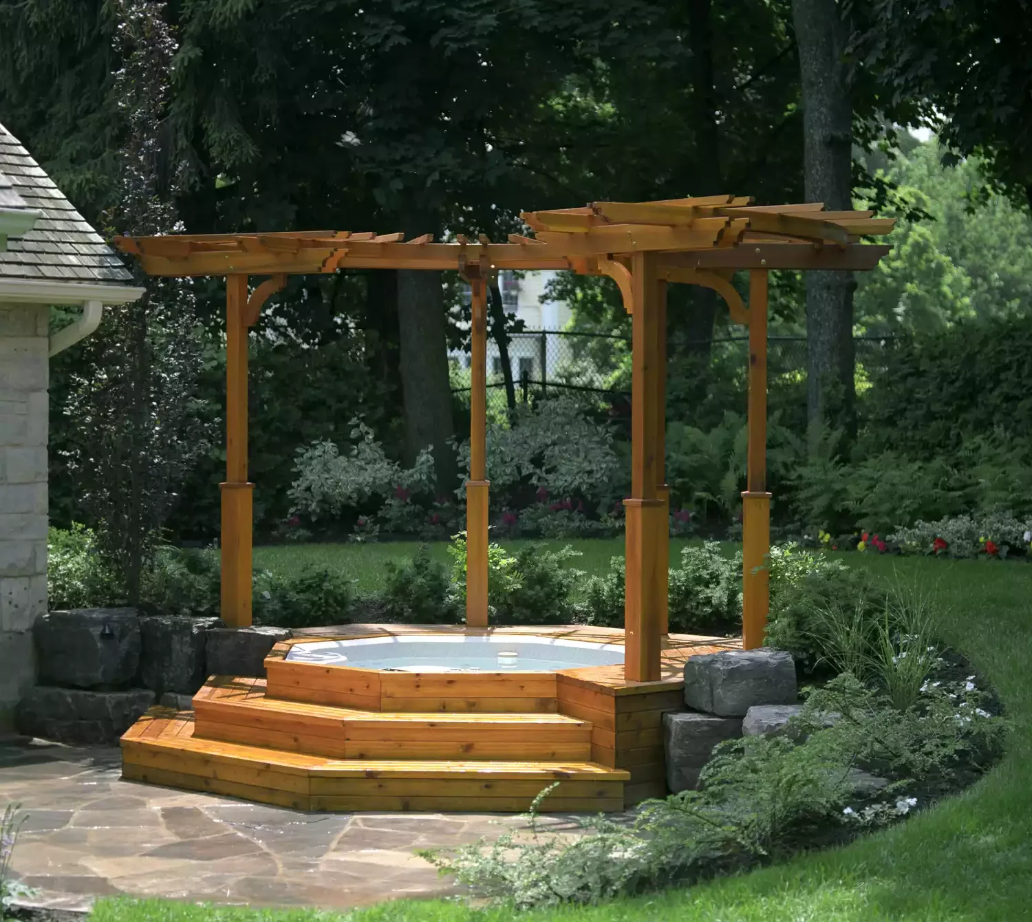 20 Stunning Above-Ground Pool Landscaping Ideas to Transform Your Backyard 16 Build a Gazebo