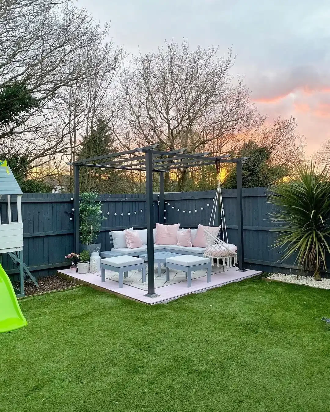 25 Budget Patio Ideas That'll Make Your Neighbors Jealous Build a Pergola From a Kit
