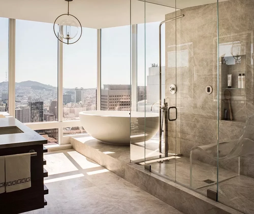 49 Stunning Primary Bathroom Ideas That Will Transform Your Space 20 Build a Platform
