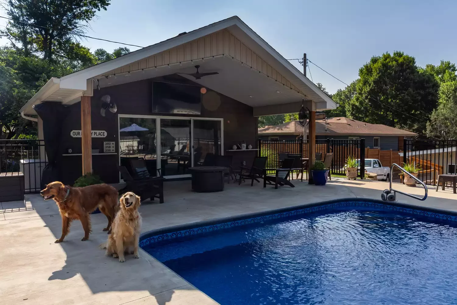 21 Creative Ways to Add Shade Around Your Pool Area 5 Build a Pool House for Shade