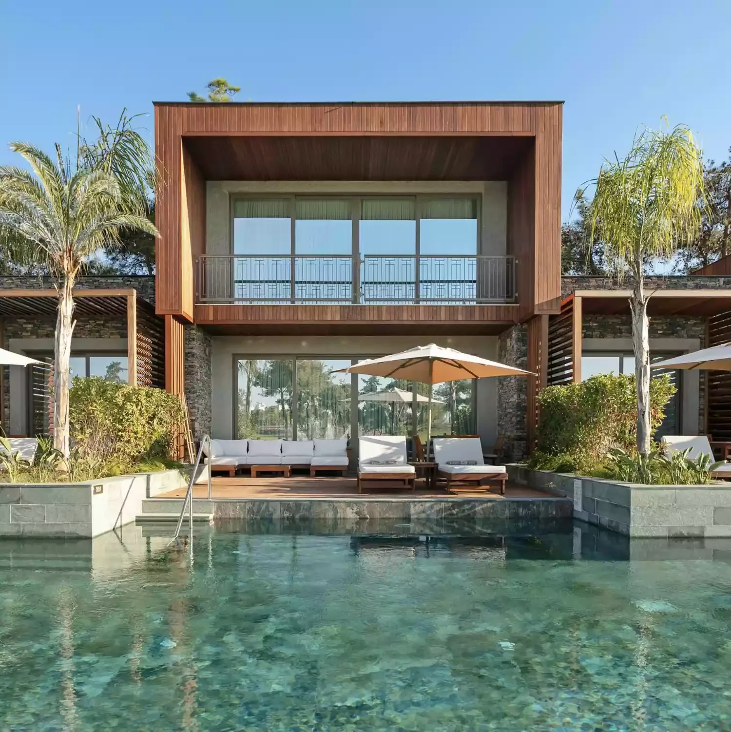 21 Creative Ways to Add Shade Around Your Pool Area 17 Build a Retaining Wall