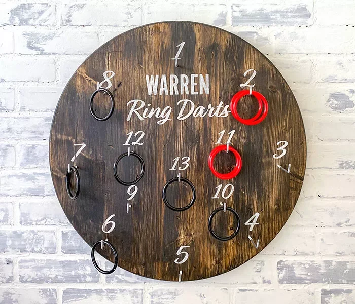 40 Budget-Friendly DIY Backyard Projects to Create Your Dream Outdoor Space Build a Ring Dart Board