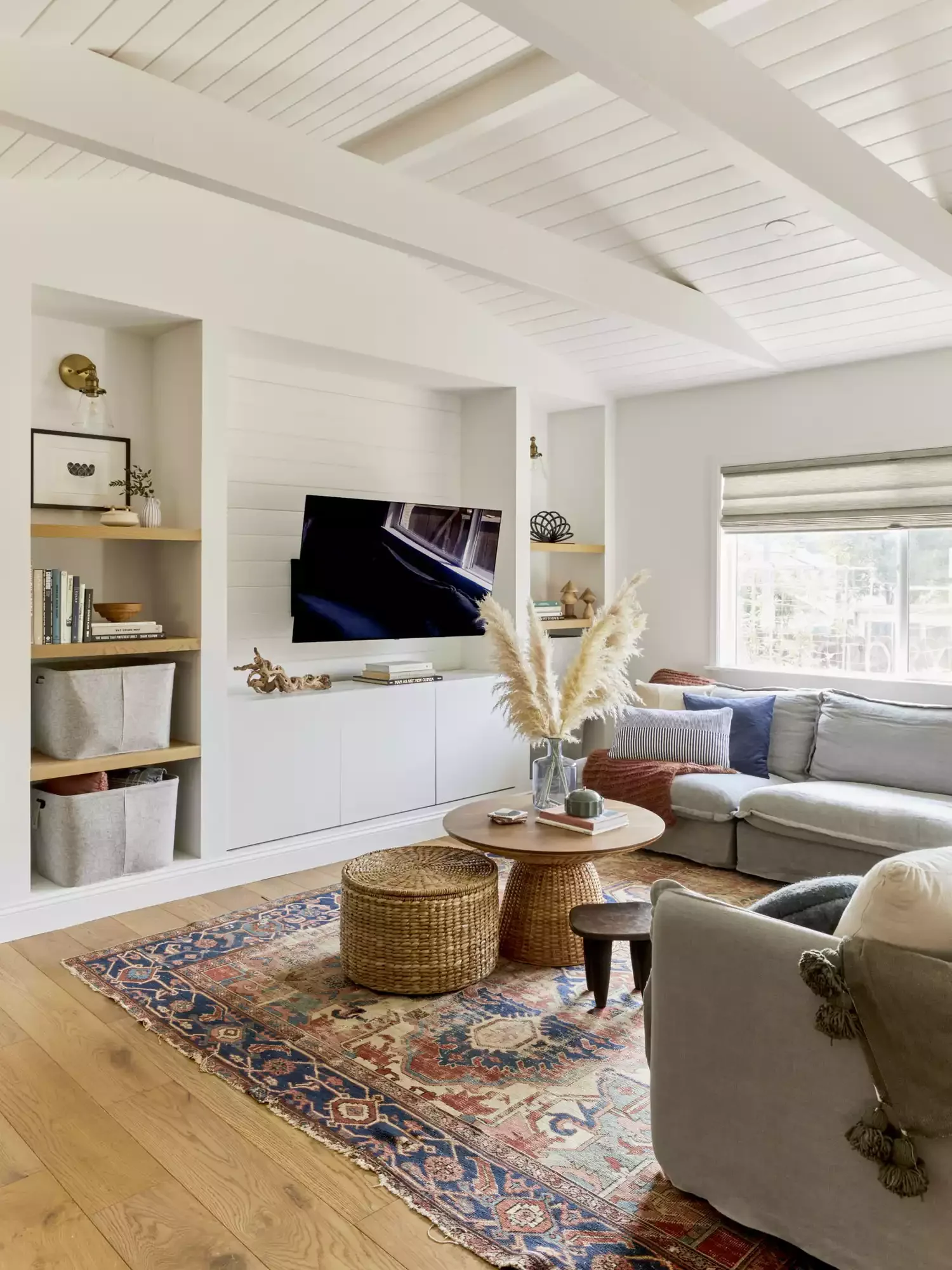 15 Brilliant IKEA Living Room Hacks That Look Like Designer Pieces 3 Build a Sleek Media Cabinet