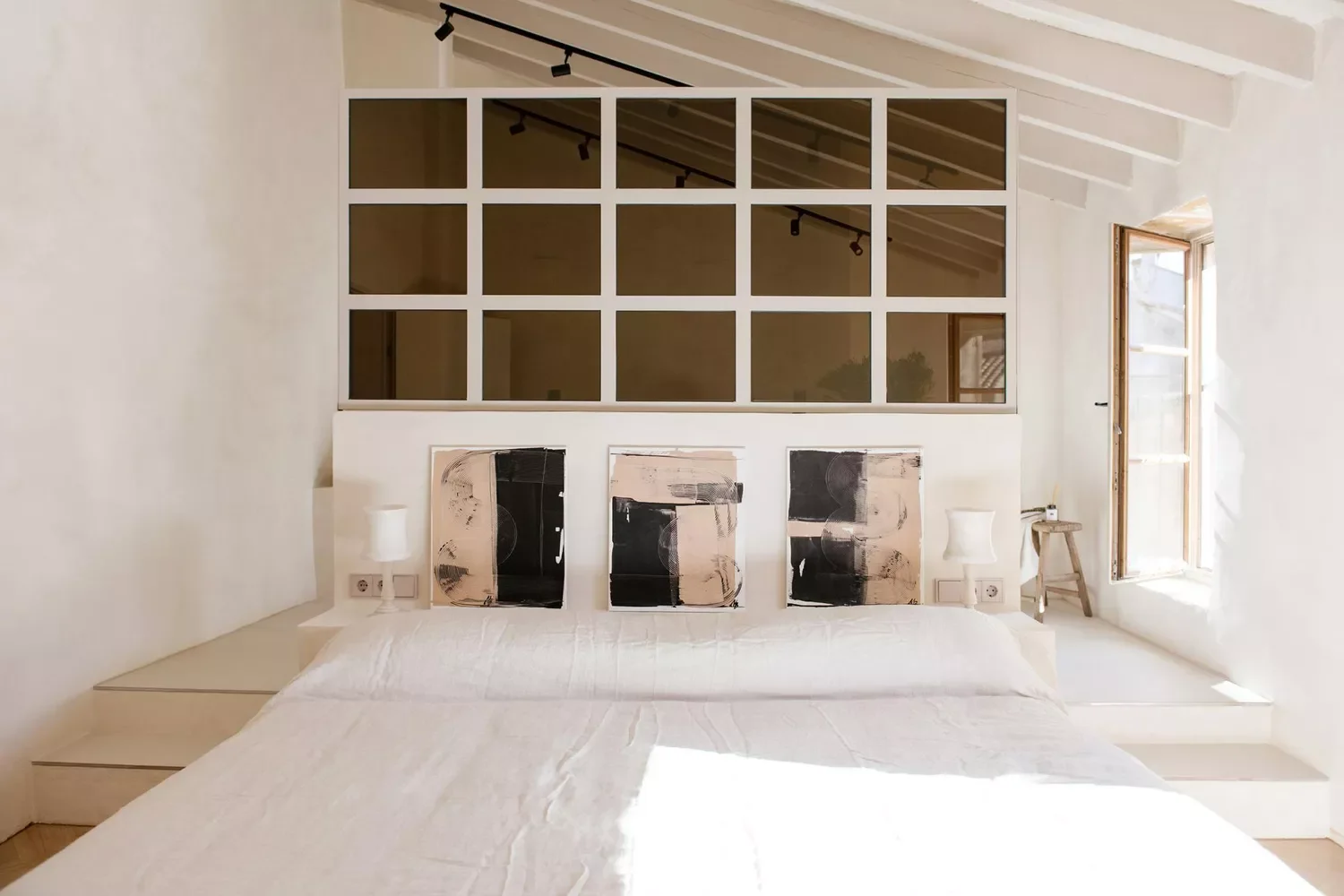 85 Stunning Primary Bedroom Design Ideas to Transform Your Space Build a Window Divider