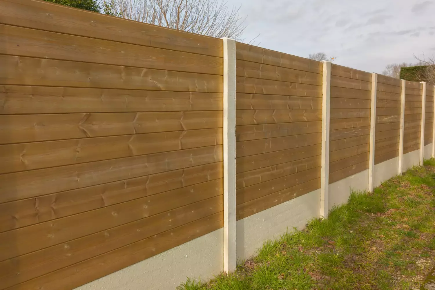 Build a Wooden Privacy Panel Fence