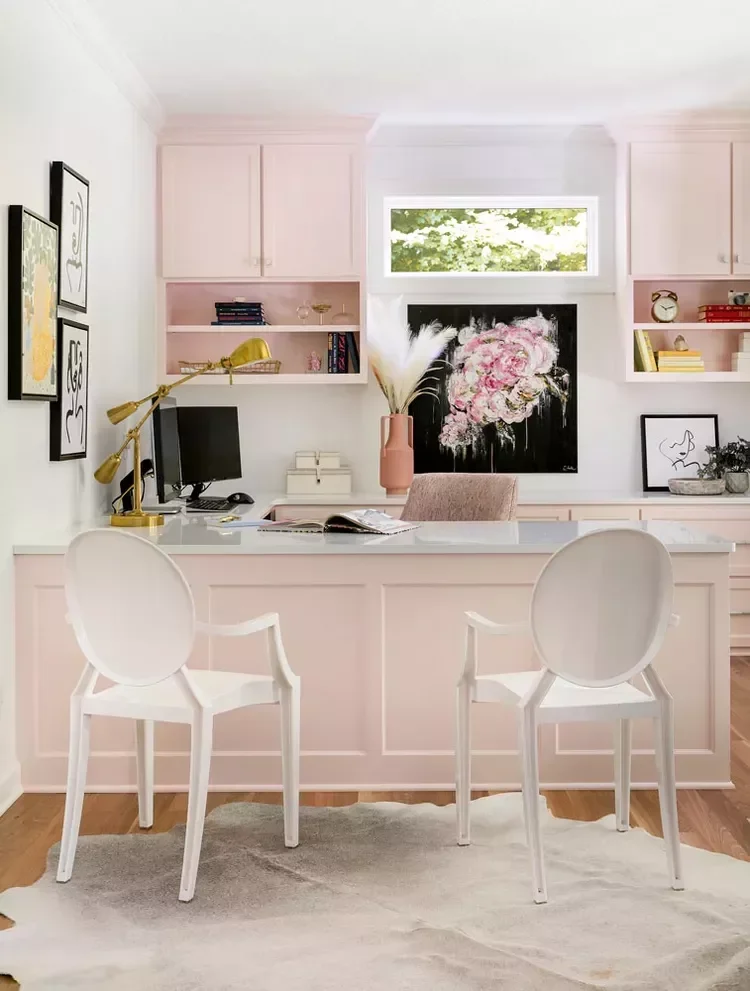 25 Creative Home Office Storage Solutions to Transform Your Workspace Built-In Desk Storage