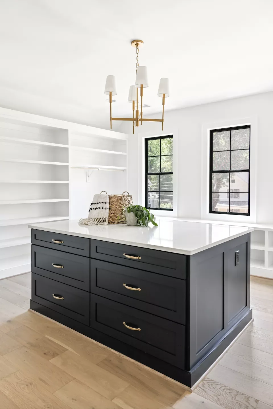23 Walk-In Closet Island Ideas That Will Transform Your Dressing Room Built-In Outlets