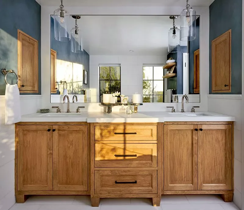 25 Stunning Bathroom Cabinet Ideas to Transform Your Space 13 Bump Them Out
