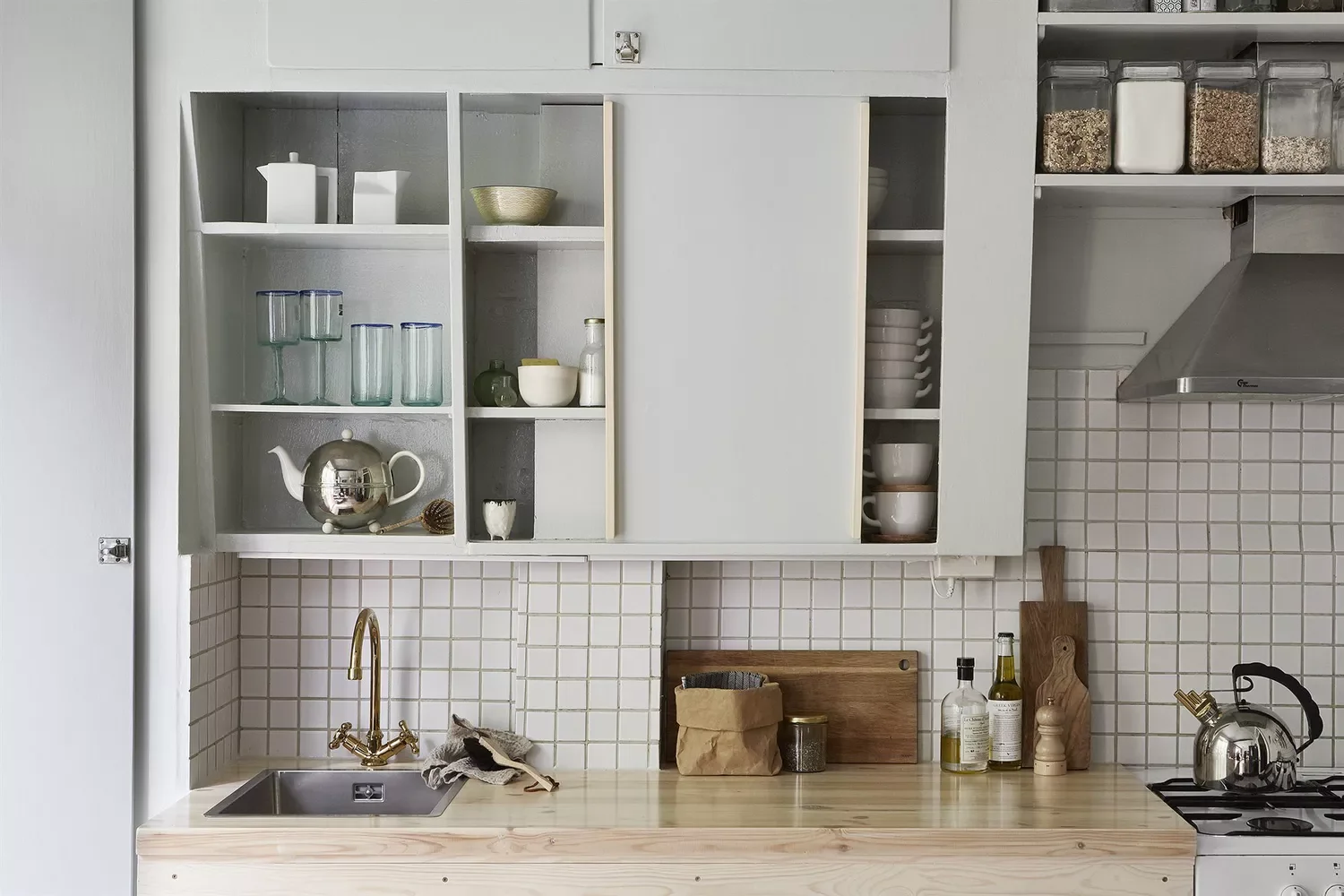 42 Stunning Kitchen Countertop Ideas to Transform Your Space Butcher Block + Acrylic Top
