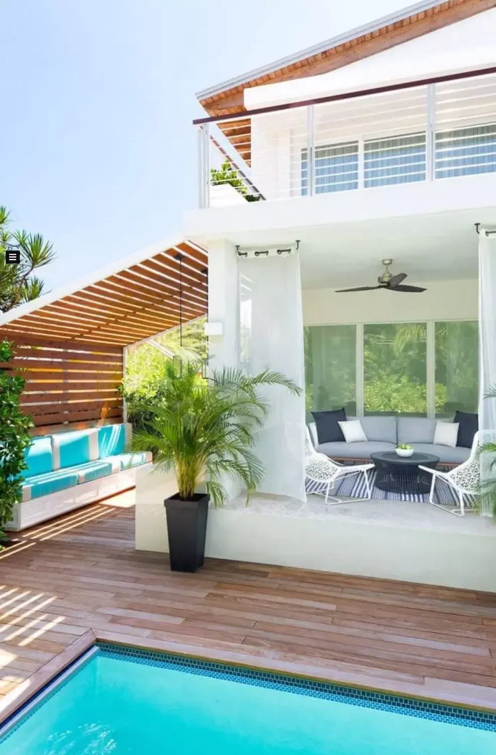22 Stunning Pool Cabana Ideas to Transform Your Backyard Into a Luxury Resort 20 Cabana-Style Lounge Space