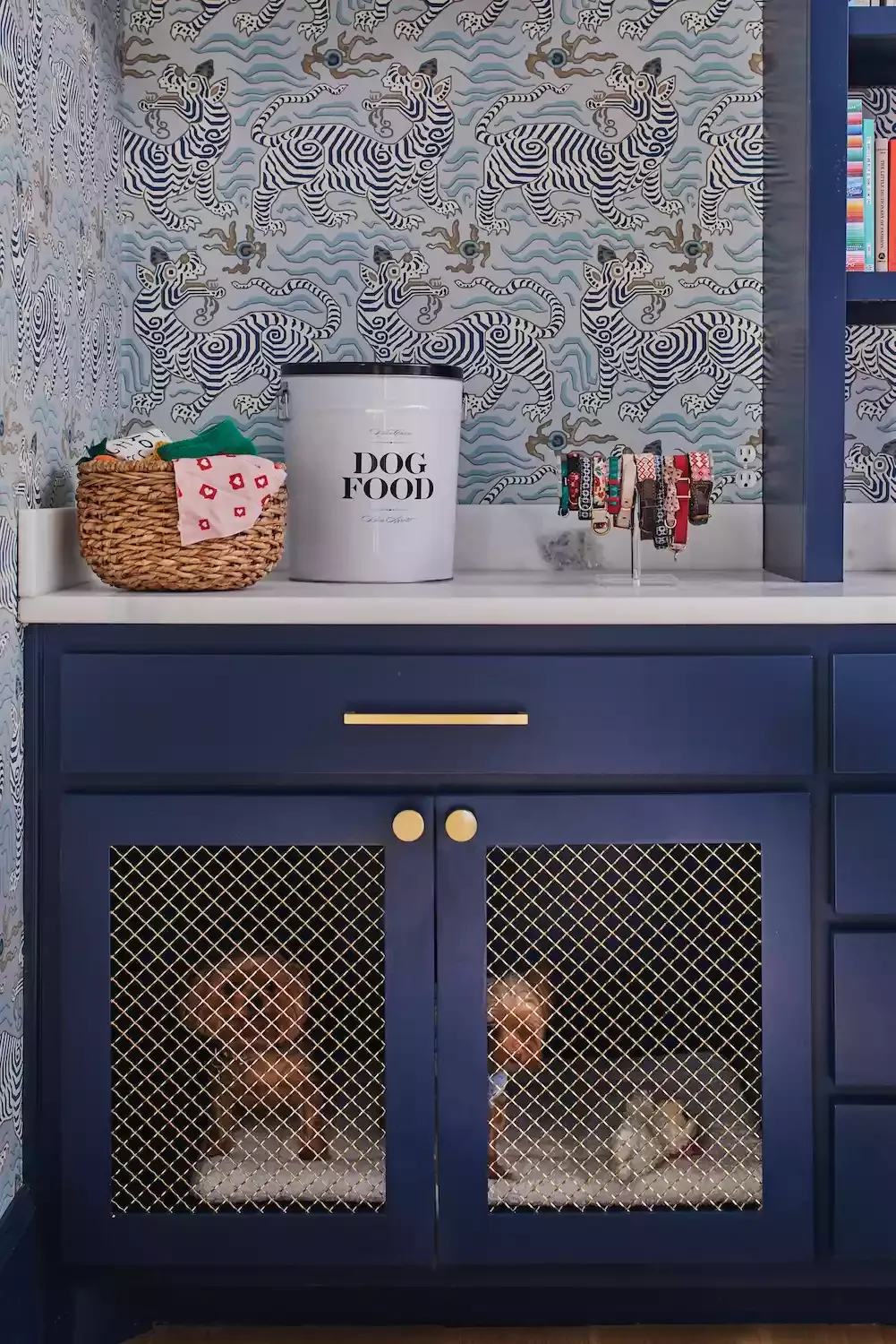28 Incredible Dog Room Ideas That Will Make Both You and Your Furry Friend Happy 6 Cabinet Dog Crate