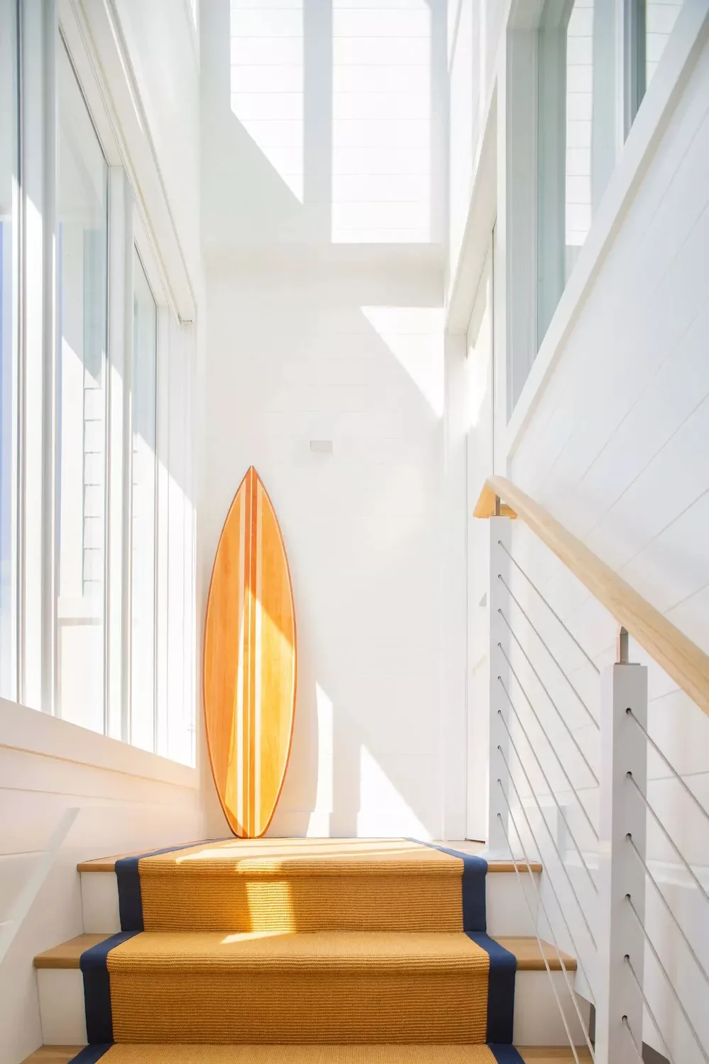 34 Stunning Stair Railing Designs That Transform Your Home 32 Cable Stair Railing