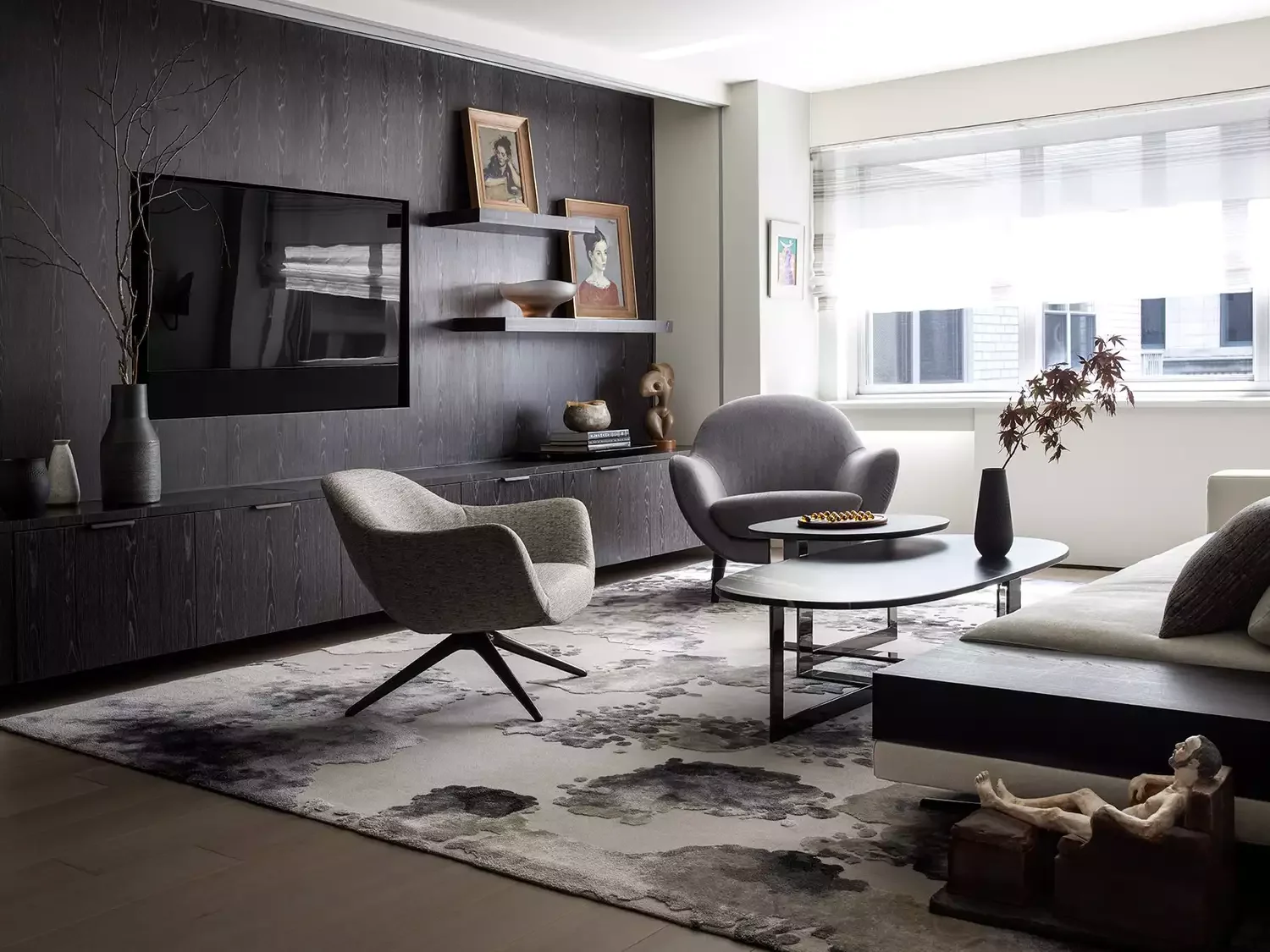 41 Smart Apartment Decorating Ideas to Transform Your Small Space Into a Stylish Home 15 Camouflage the TV