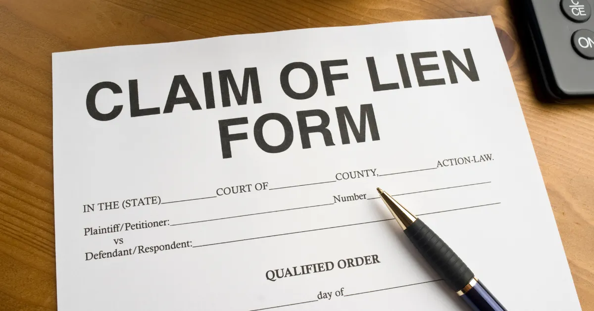 can a tenant put a lien on a property