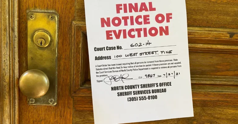 Proactive Measure: Can Landlord Put Eviction Notice on Door?