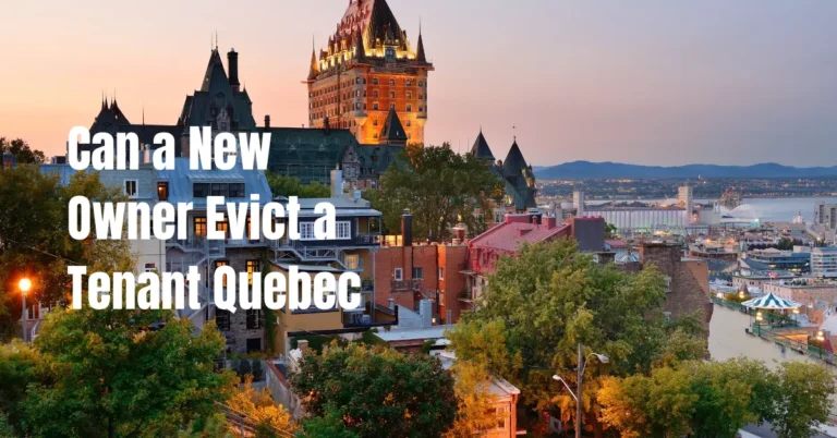 Can a New Owner Evict a Tenant Quebec? – Rental Awareness
