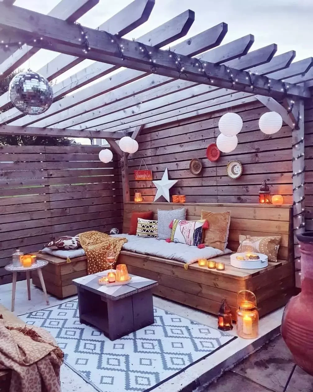 15 Stunning Pergola Lighting Ideas That Will Transform Your Outdoor Space 14 Candles