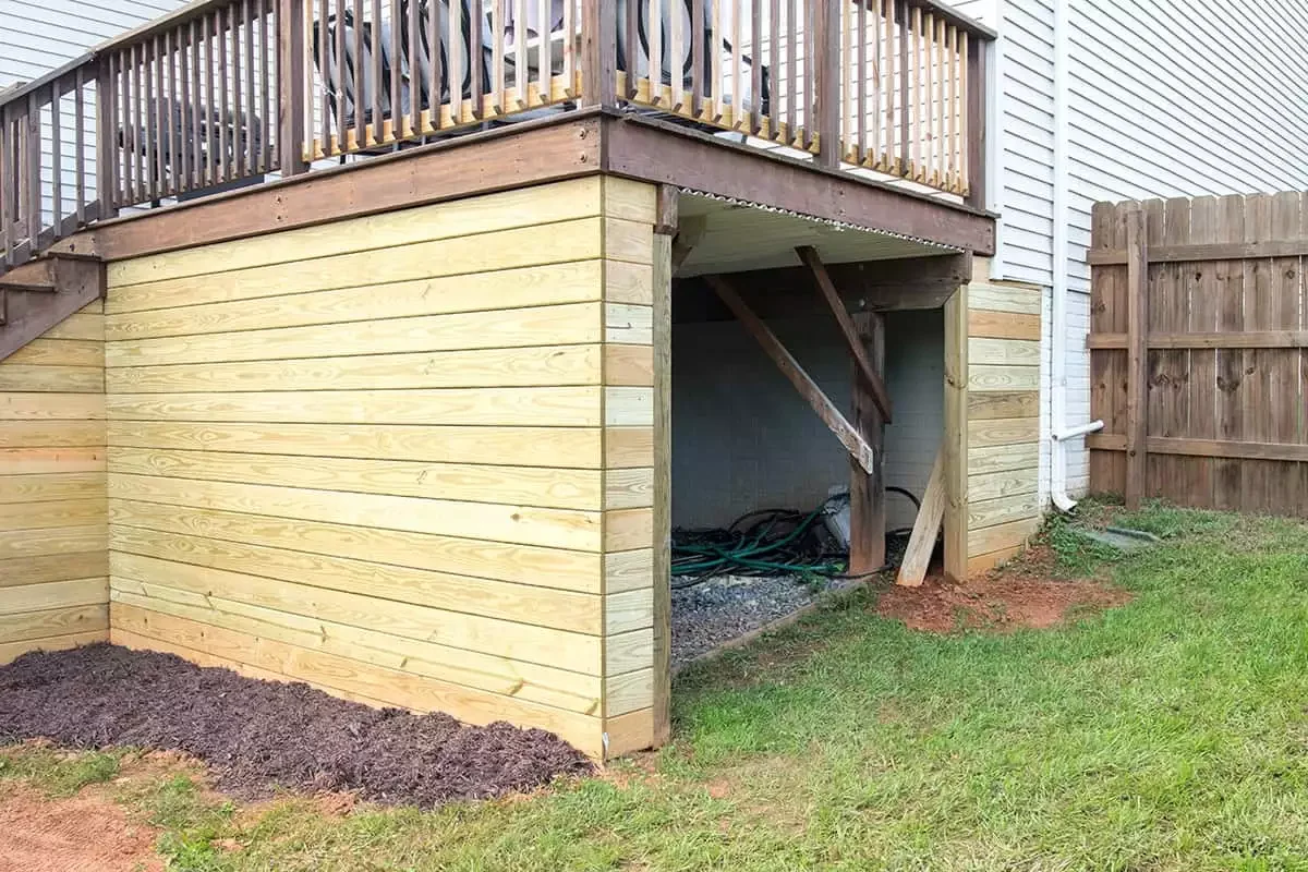 18 Creative Ways to Transform Your Under Deck Space 2 Carve Out Storage Space