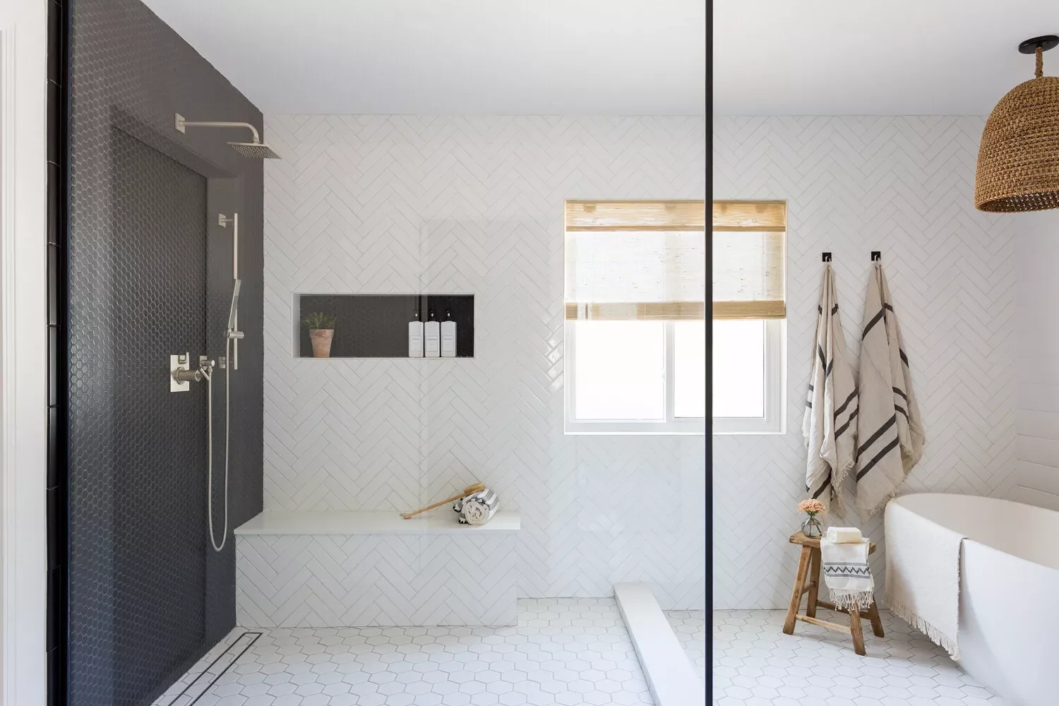 35 Stunning Shower Transformations That Will Elevate Your Bathroom 29 Carve Out a Shower Niche