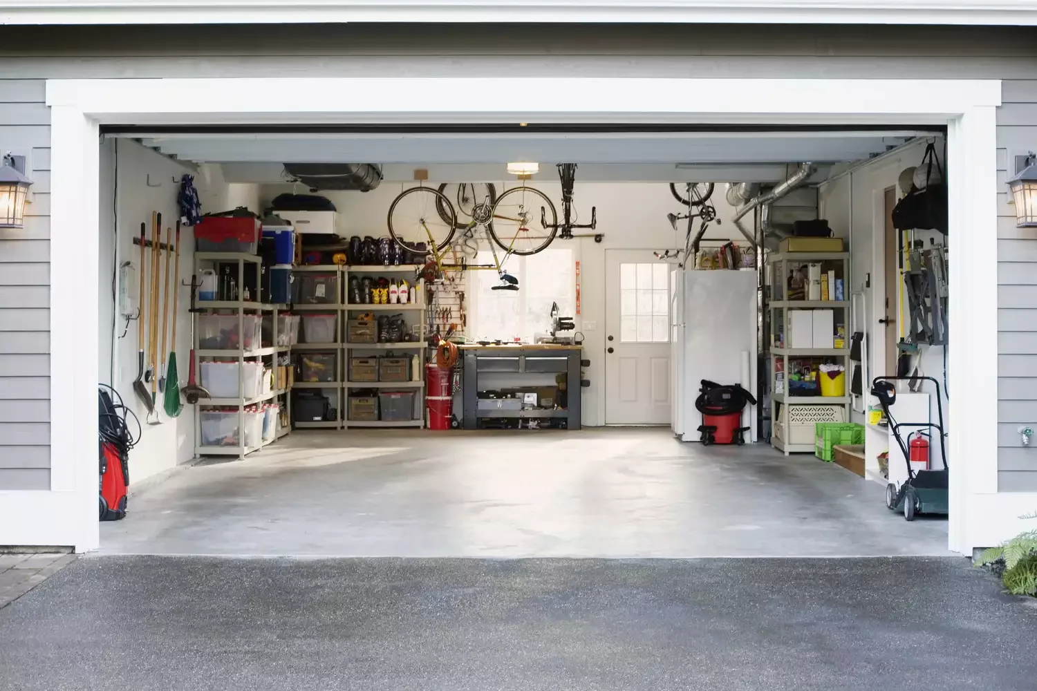 14 Smart Lawn Mower Storage Solutions That Transform Your Home Ceiling Hooks