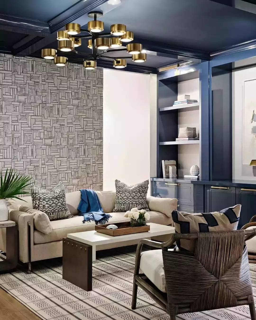 40 Stunning Ceiling Design Ideas to Transform Any Room 4 Ceiling and Bookshelf Combo