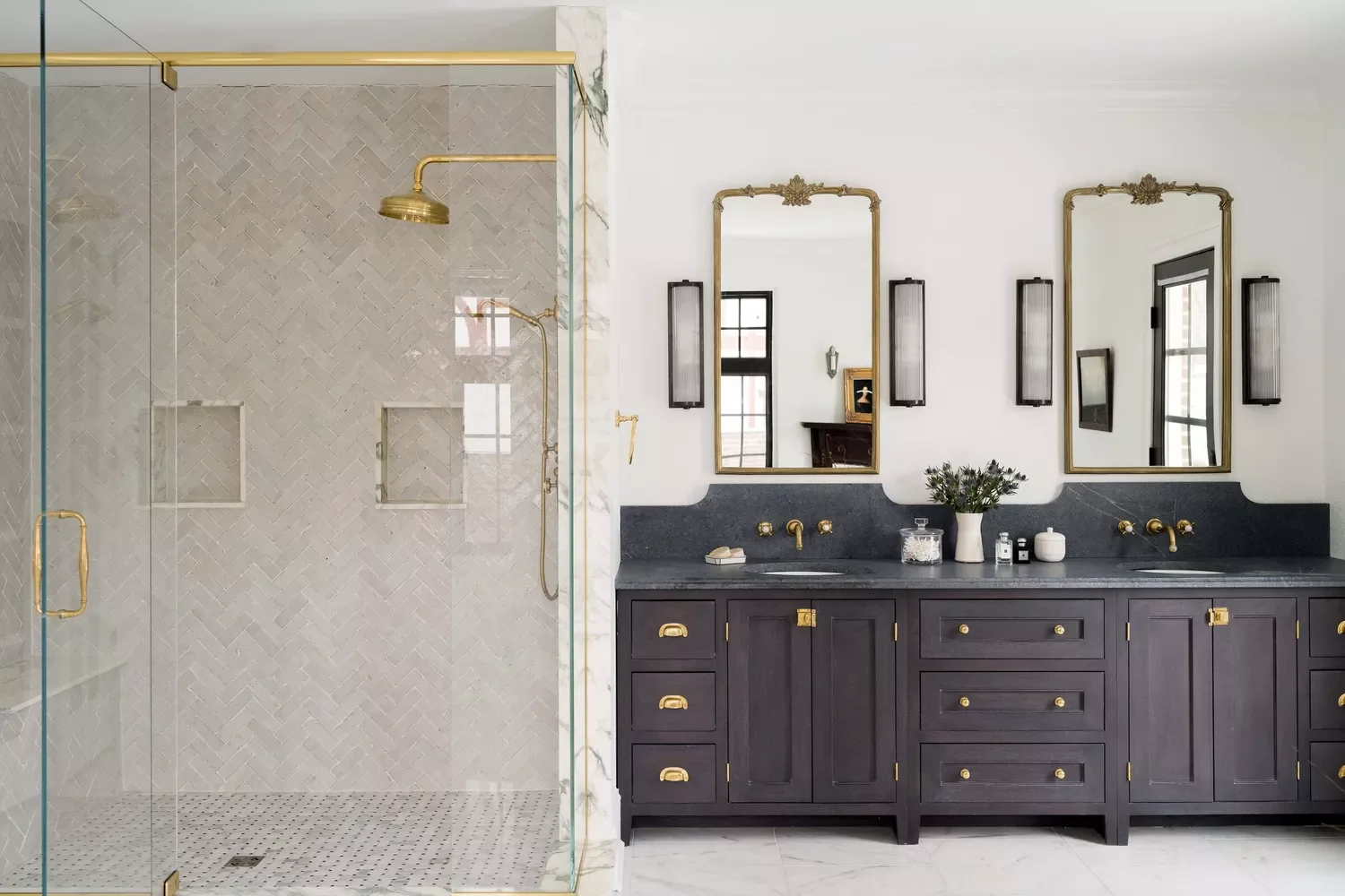 49 Stunning Primary Bathroom Ideas That Will Transform Your Space 27 Celebrate Tudor Style