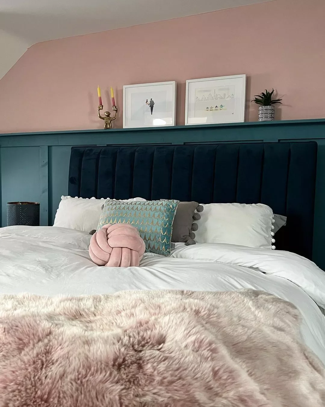 32 Stunning Teal Bedroom Designs That Will Transform Your Space 28 Celebrate a Two-Toned Look